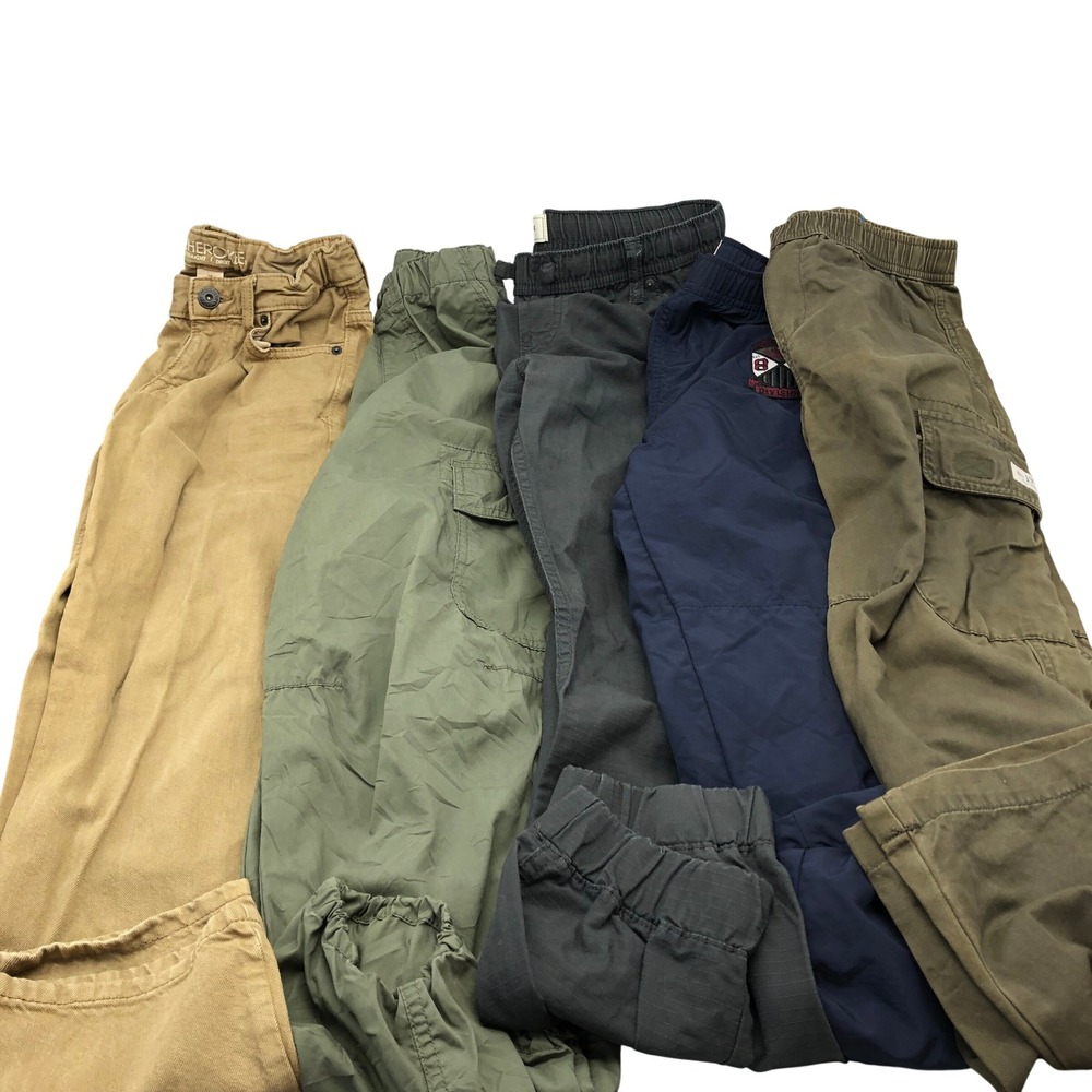 Boys Size 10-12 Cargo Pants Joggers BUNDLE Cherokee Uniqlo Levis Childrens Place